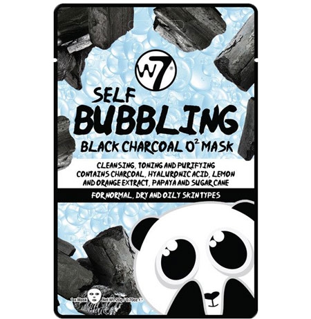W7 Self-Bubbling Charcoal Sheet Maske