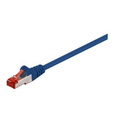 MicroConnect F/UTP CAT6 0.25m Blue PVC