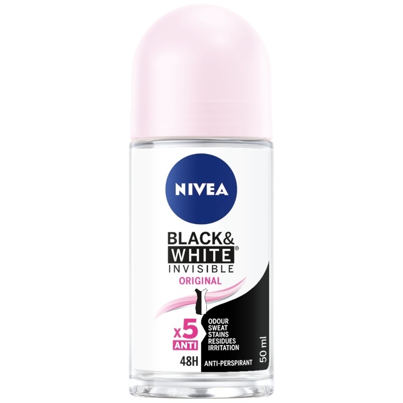 Nivea Black & White Invisible Female Original Roll-On 50 ml fra Nivea
