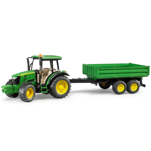 Bruder John Deere traktor med trailer fra bruder 4001702021085