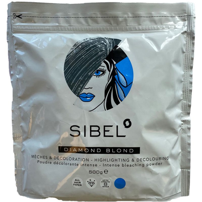 Sibel Diamond Blond Bleaching Powder 500 gr. fra Sibel