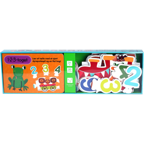 1-2-3-toget – Papbog fra 9788742510391