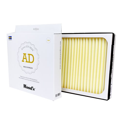 Wood’s Active ION HEPA-filter fra Wood’s 7332857500130