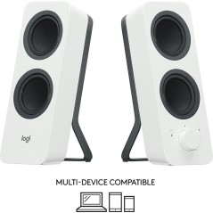 Logitech Z207 2.0-kanal Højttalere Sort Hvid