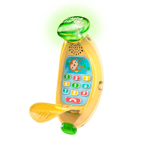 Bright Starts aktivitetslegetøj – Babblin’ Banana fra Bright Starts 74451124974