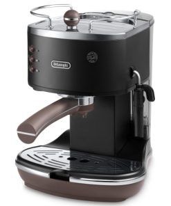shop De'Longhi espressomaskine - Icona Vintage - Sort af De'Longhi - online shopping tilbud rabat hos shoppetur.dk