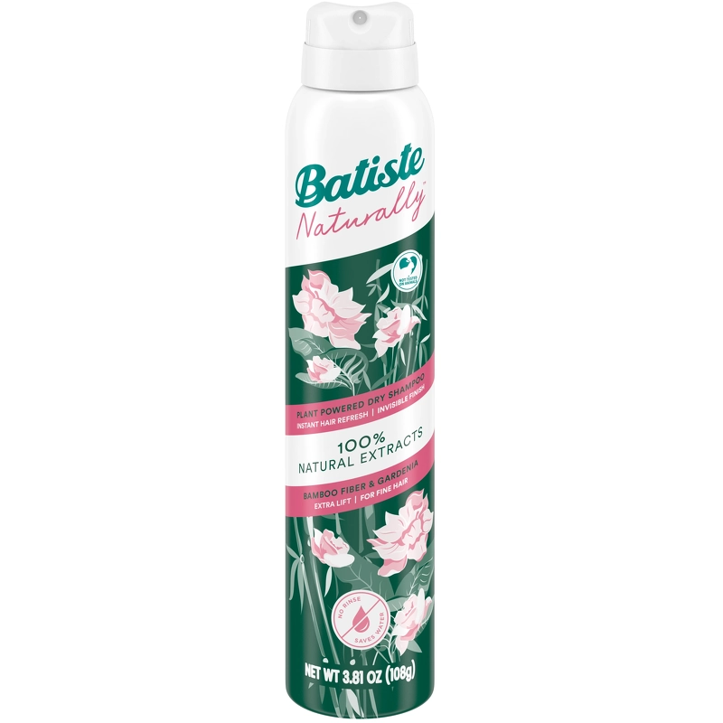 Batiste Naturally Bamboo Fibre & Gardenia Dry Shampoo Fine Hair 200 ml fra Batiste
