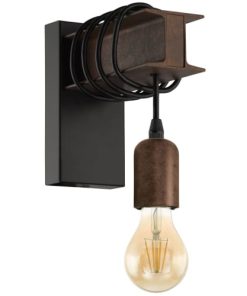 shop Eglo væglampe - Townshend 4 - Rust/sort af Eglo - online shopping tilbud rabat hos shoppetur.dk