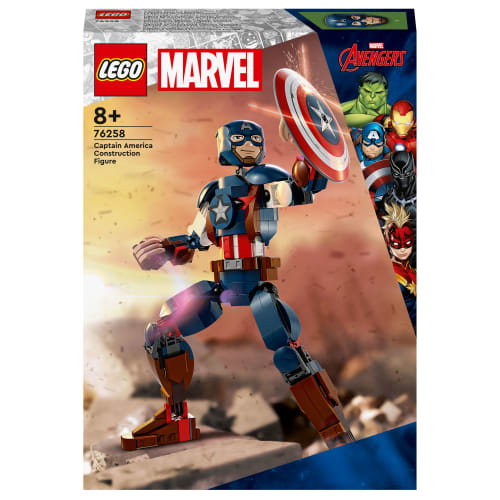 LEGO Marvel Captain America byg selv-figur fra lego 5702017419749