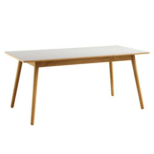 Poul M. Volther spisebord – C35B – Eg/grå linoleum fra FDB Møbler 5700381146292