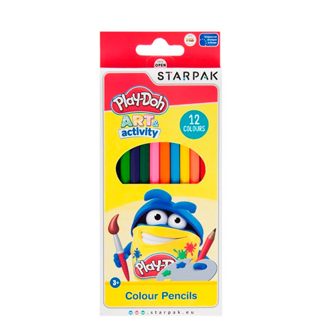 Play-Doh Farveblyanter – 12 stk
