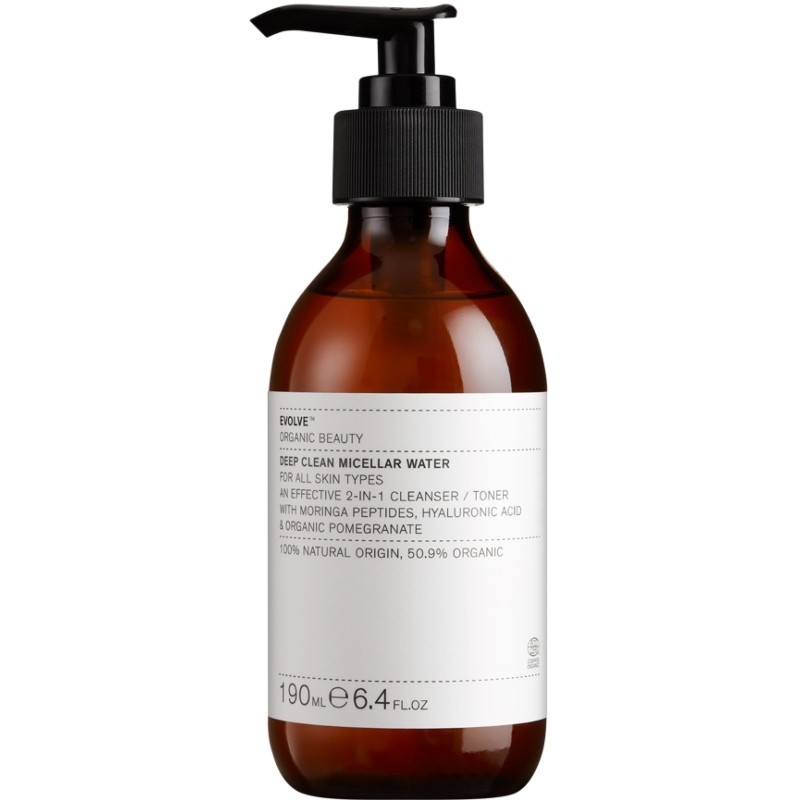 Evolve Deep Clean Micellar Water 190 ml fra Evolve Organic Beauty