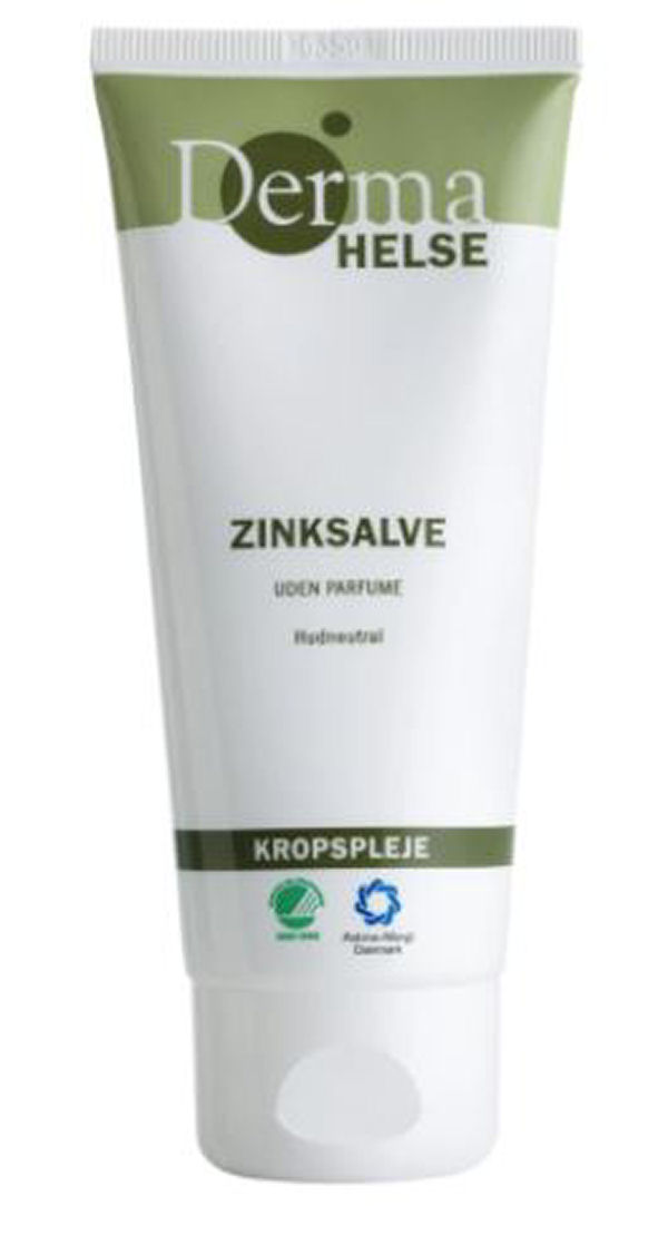Derma helse kropspleje zinksalve uden parfume hudneutral 100ml