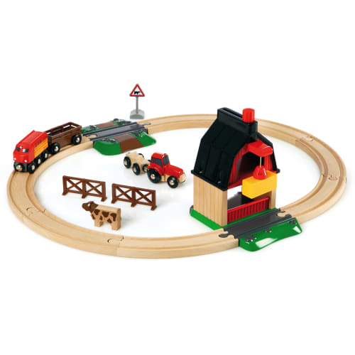 BRIO togbanesæt – Bondegård fra brio 7312350337198