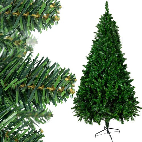 Kunstig Juletræ 220 cm med Stativ Perfekt til Julestemning