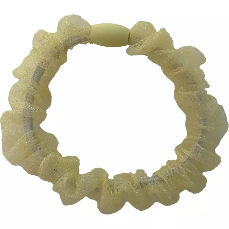 By Stær IBI Scrunchie Tyl – Yellow fra By Str