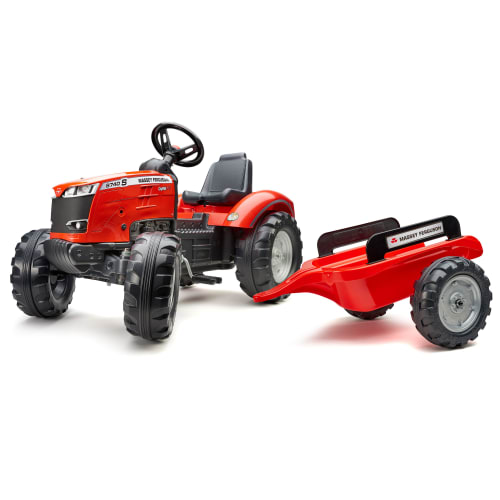 Falk traktor med vogn – Massey Ferguson – Rød fra falk 3016204010124