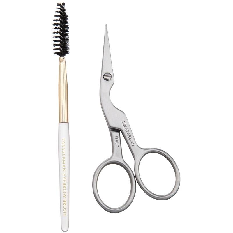 Tweezerman Brow Shaping Scissors & Brush fra Tweezerman