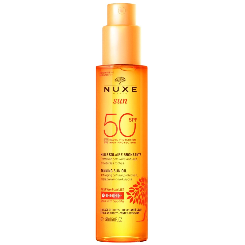 NUXE Sun Tanning Oil SPF 50 – 150 ml fra NUXE