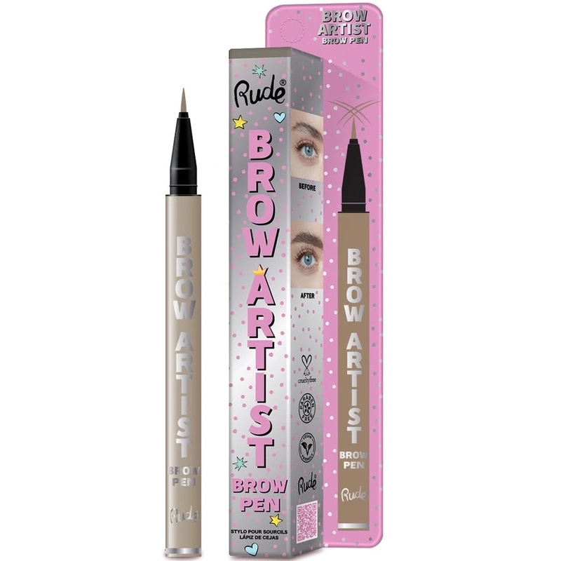 Rude Cosmetics Brow Artist Brow Pen 0,5 gr. – Taupe fra Rude Cosmetics