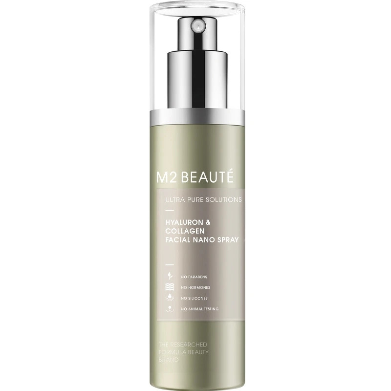 M2 Beaute Ultra Pure Solutions Hyaluron & Collagen Facial Nano Spray 75 ml fra M2 Beaute