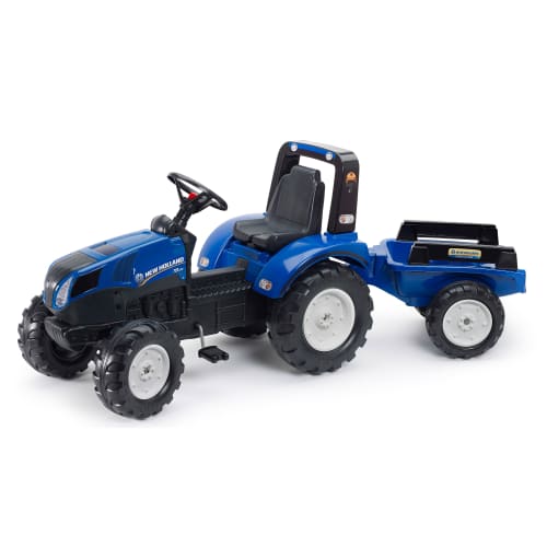 Falk traktor med vogn – New Holland T8 – Blå fra falk 3016200309024