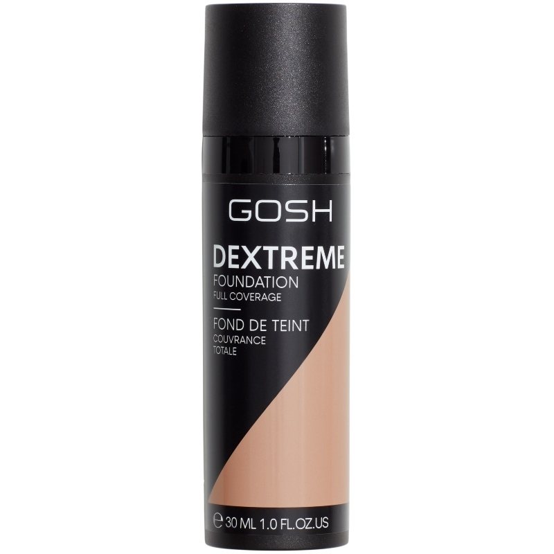 GOSH Dextreme Full Coverage Foundation 30 ml – 004 Natural fra GOSH Copenhagen