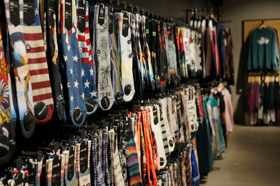 Thrift store rack