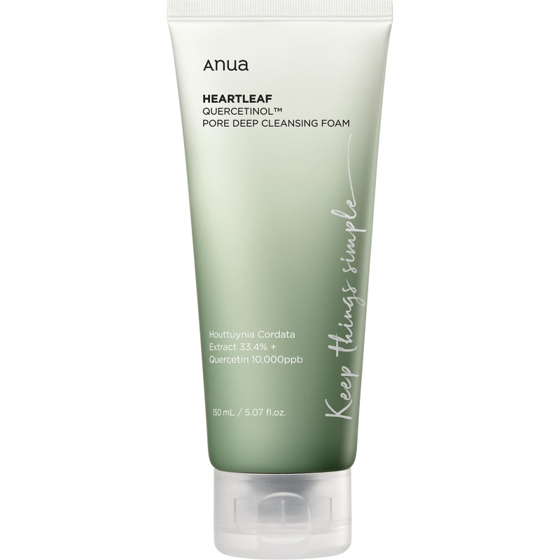 Anua Heartleaf Quercetinol Pore Deep Cleansing Foam 150 ml fra Anua