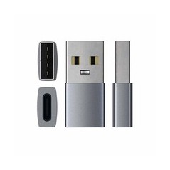Satechi USB 3.0 USB-C adapter Grå