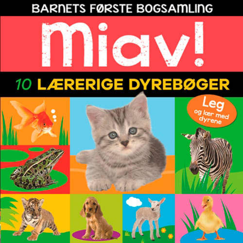 Miav – 10 lærerige dyrebøger – Papbog fra 9788771659771
