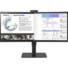 LG UltraWide 34BQ77QC-B 34 3440 x 1440 (UltraWide) HDMI DisplayPort USB-C 60Hz Dockingskærm