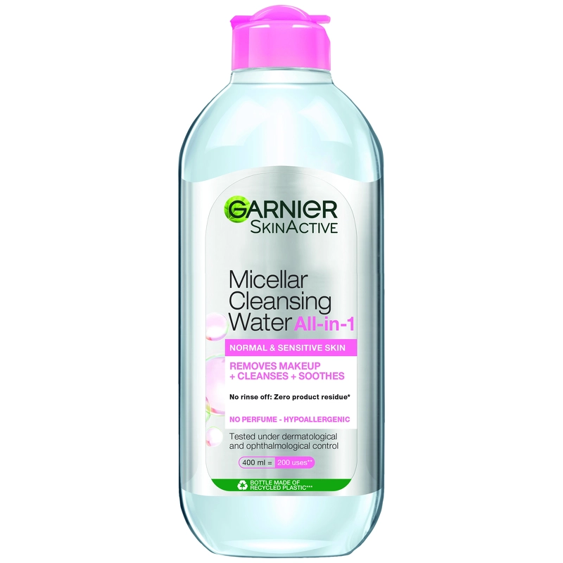 Garnier Skinactive Cleansing Micellar Water Normal & Sensitive Skin 400 ml fra Garnier