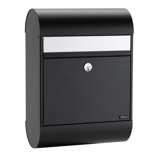 Allux postkasse – 6000 – Sort/stål fra Allux 5701701474668