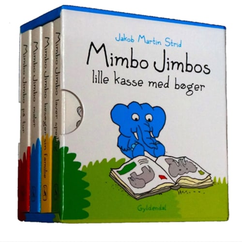 Mimbo Jimbos lille kasse med bøger – Indbundet fra 9788702164145