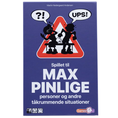 Max pinlige brætspil fra games4u 5704907952206
