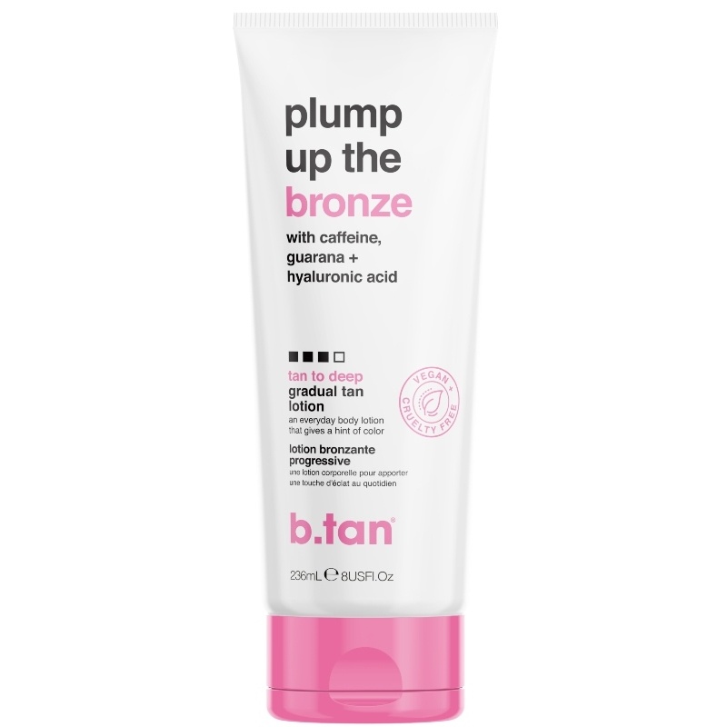 b.tan Plump Up The Bronzeâ¦Tan To Deep Glow Lotion 236 ml fra btan