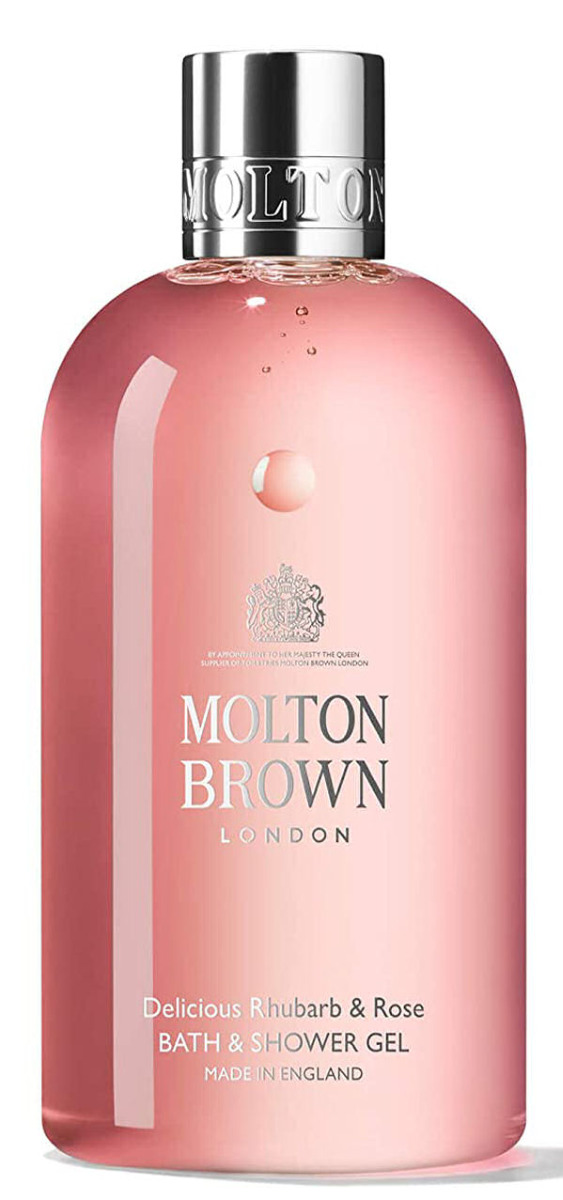 Molton brown london delicious rhubarb & rose bath & shower gel 300ml