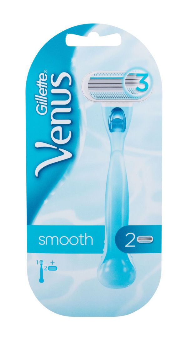 Gillette venus smooth 3 blade 2 stk.