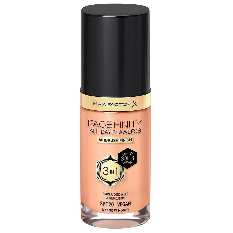 Max Factor All Day Flawles 3in1 Foundation N77 Soft honey fra Max Factor