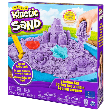 Kinetic Sand Sandbox Sæt – 6 dele