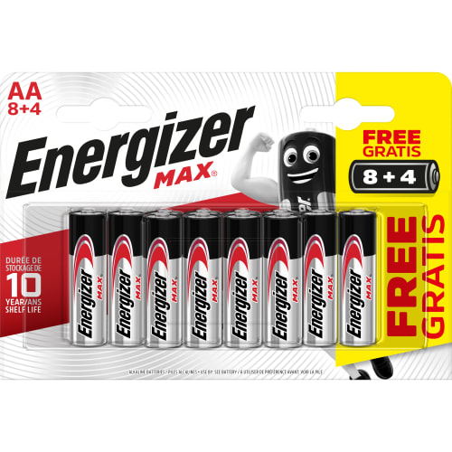 Energizer AA MAX-batterier fra Energizer 7638900426649