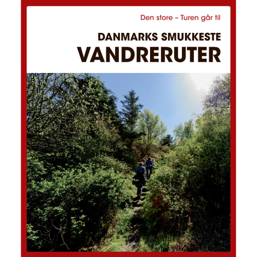 Danmarks smukkeste vandreruter – Hæftet fra 9788740070392
