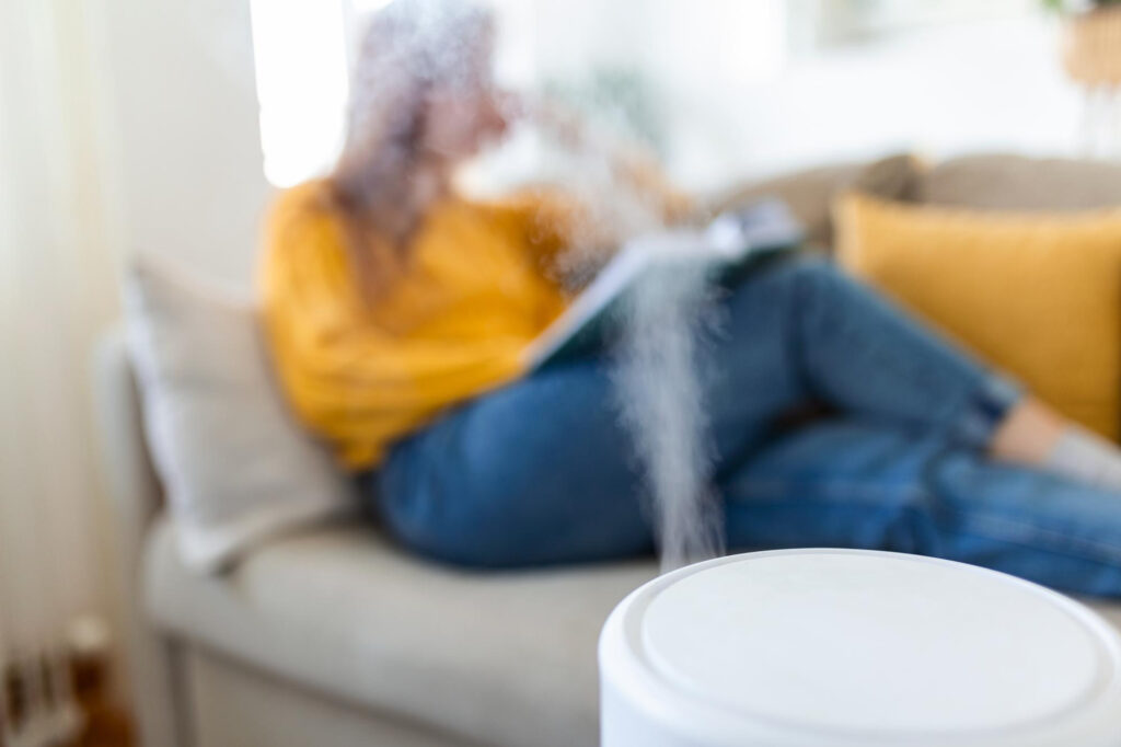 Aroma Diffuser og luftrenser til forbedring af indeklima dame
