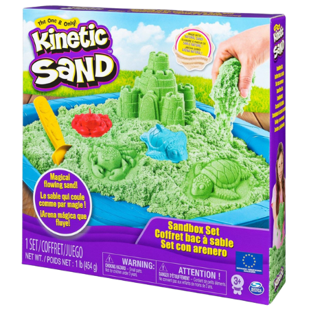 Kinetic Sand Sandbox Sæt – 6 dele