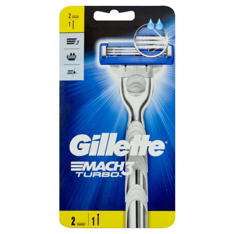 Gillette Mach3 Turbo 2Up Razor (U) fra Gillette