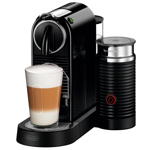 NESPRESSO CitiZ & Milk kaffemaskine fra De’Longhi – Black fra NespressoÂ® 8004399331402
